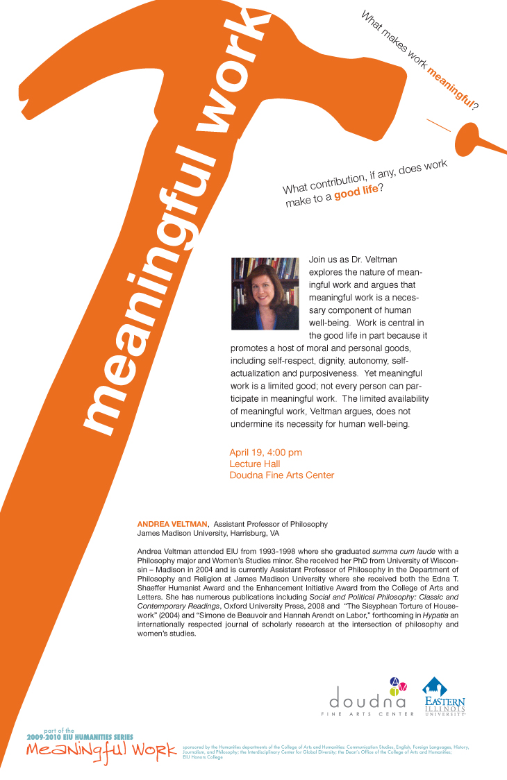 Meaningful Work event flier