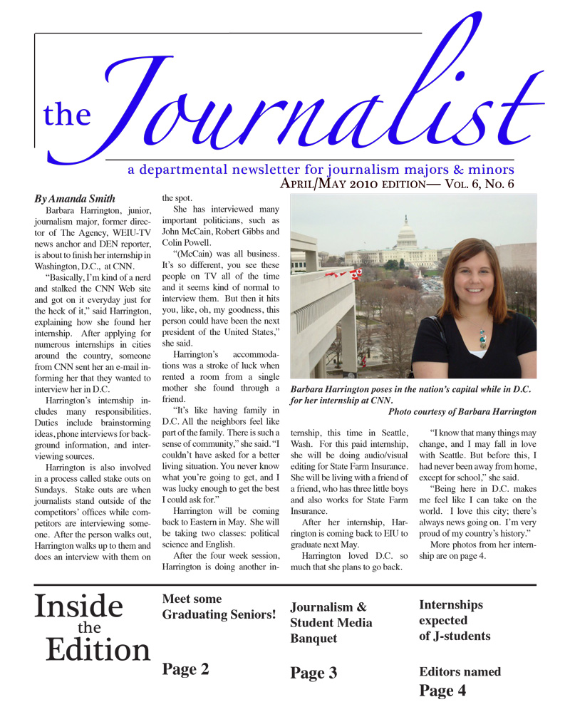 May 2010 Journalist
