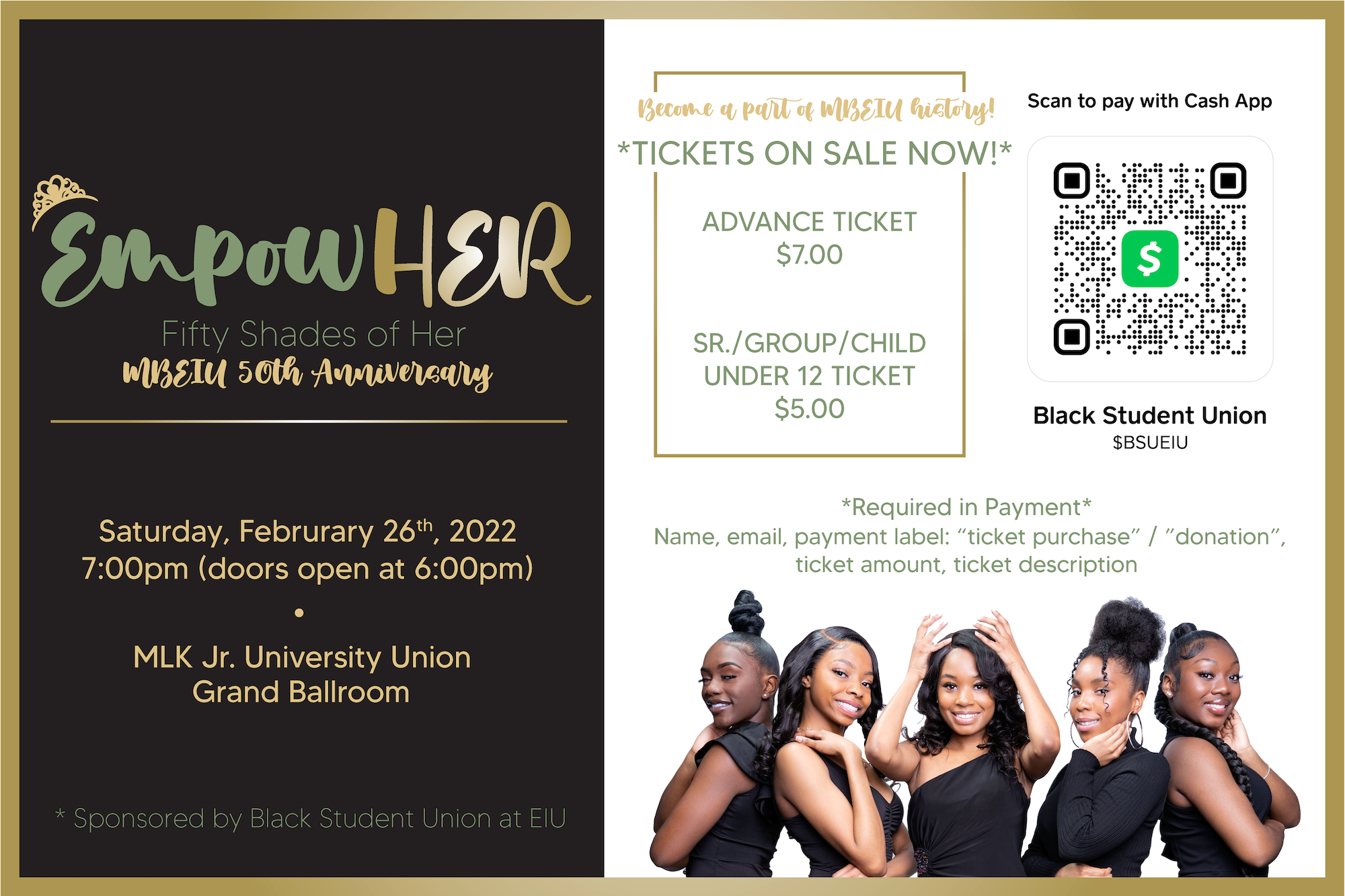 Eiu Academic Calendar 2022 50Th Annual Ms. Black Eiu Pageant - Calendar | Eastern Illinois University