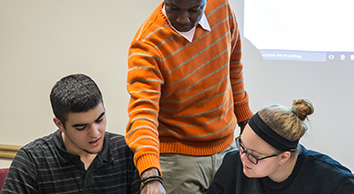 Political Science students at EIU