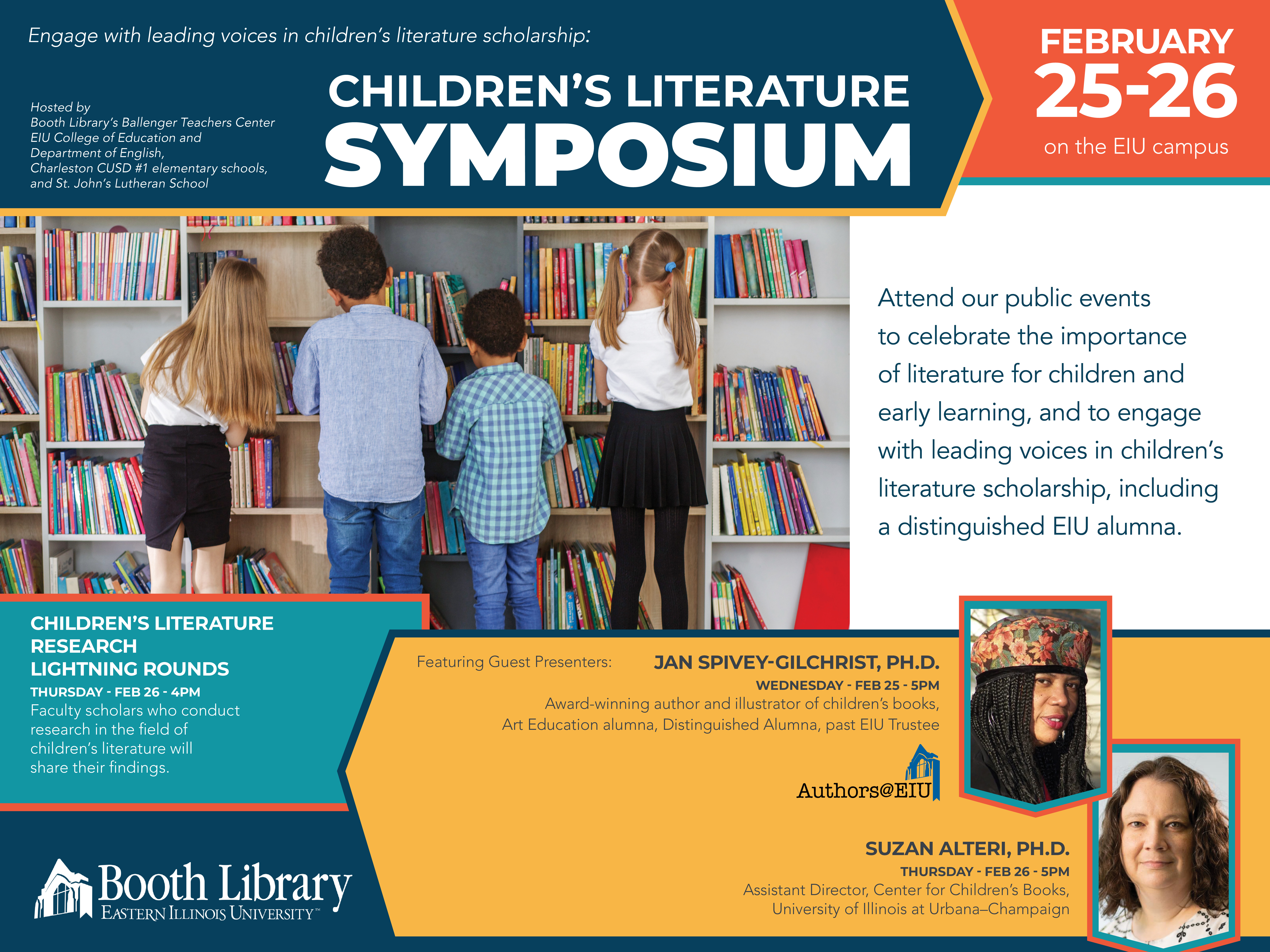 Booth Library&rsquo;s Children&rsquo;s Literature Symposium Poster