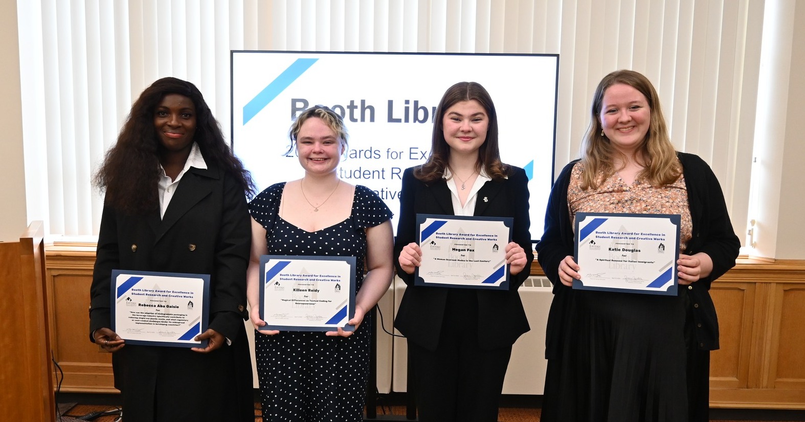 Awards for Excellence in Student Research and Creative Works 