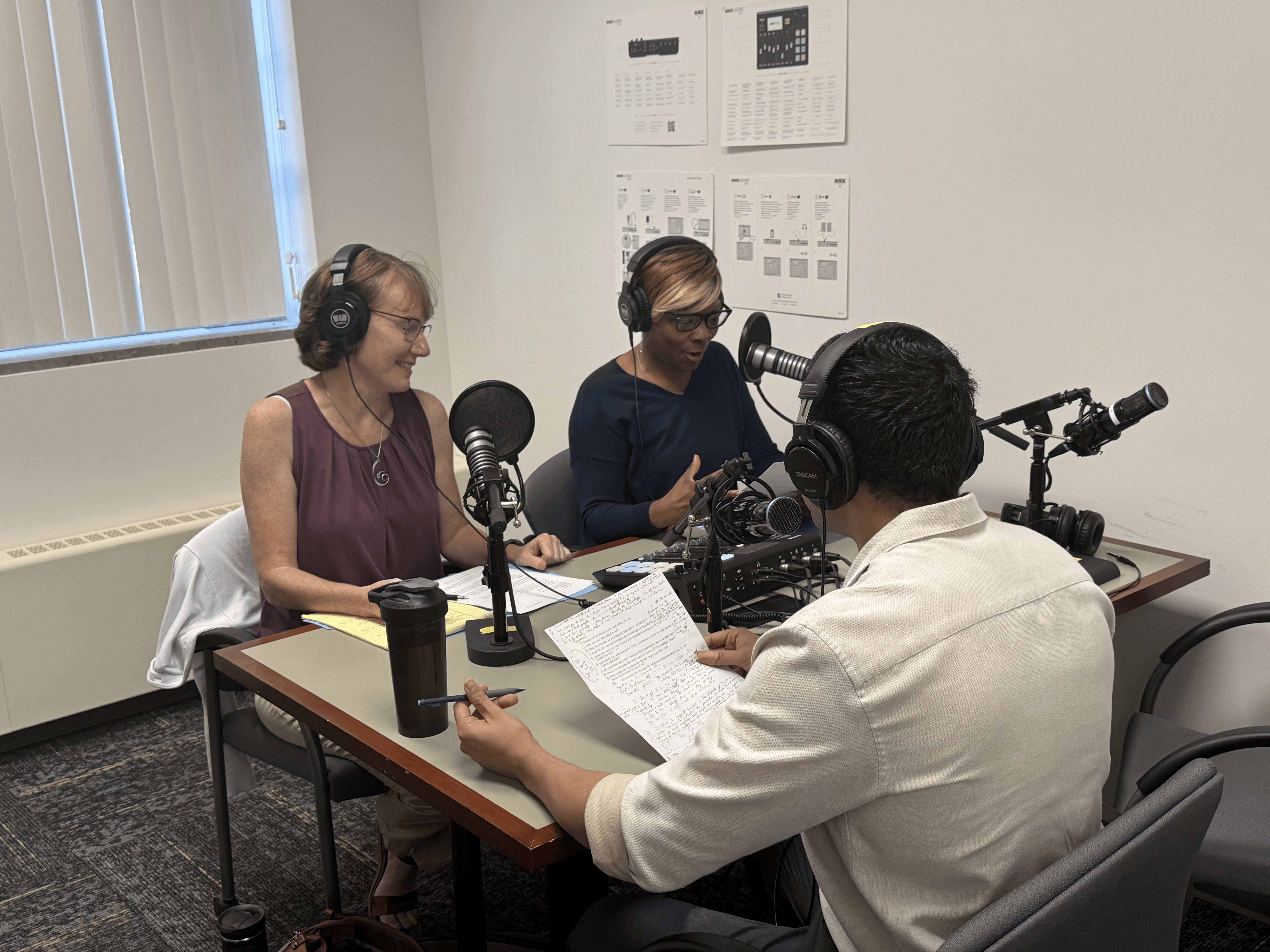 Podcast session with Faculty Members
