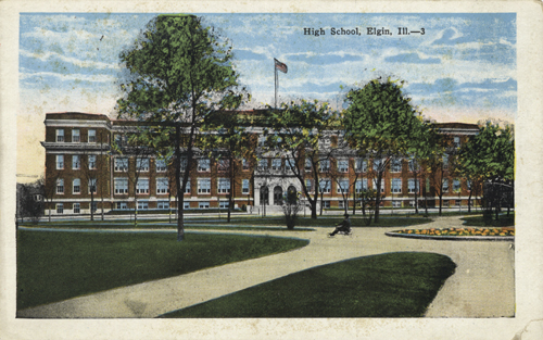 image of front of postcard