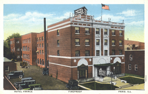 image of front of postcard