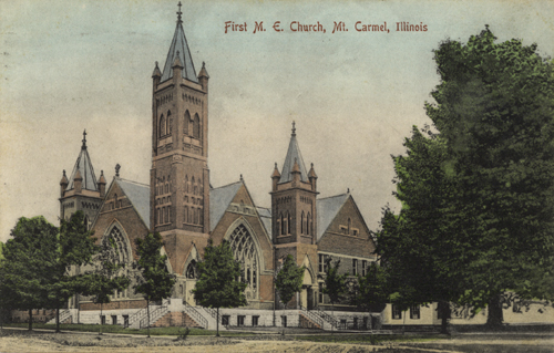 image of front of postcard