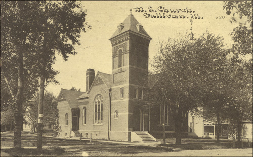image of front of postcard
