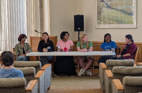 Photo of student panel disucssion