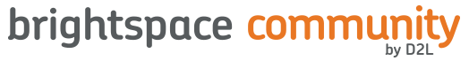 Brightspace Community by D2L logo