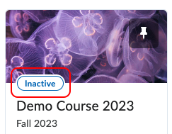 Inactive course