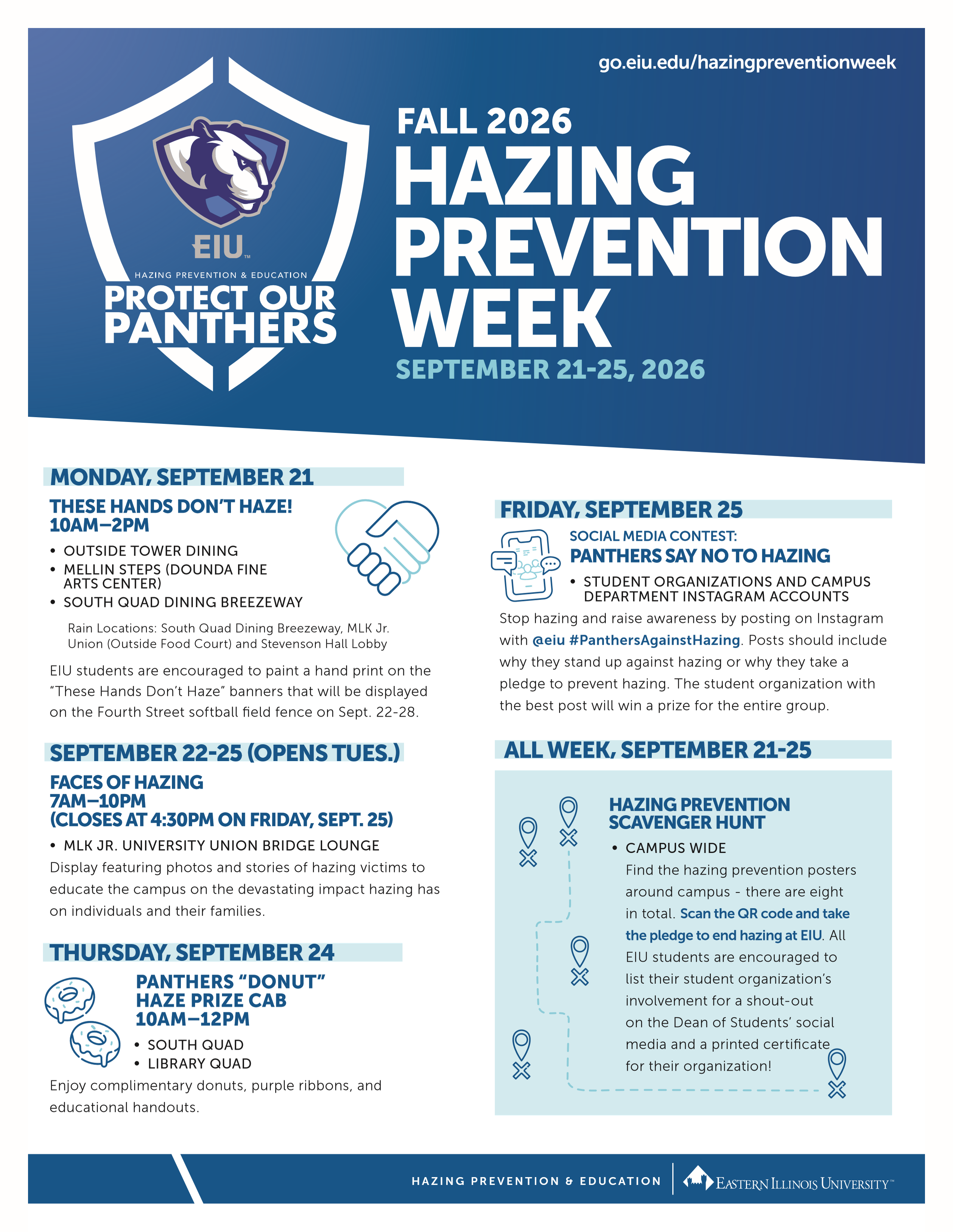 Hazing Prevention Week 2026 Graphic