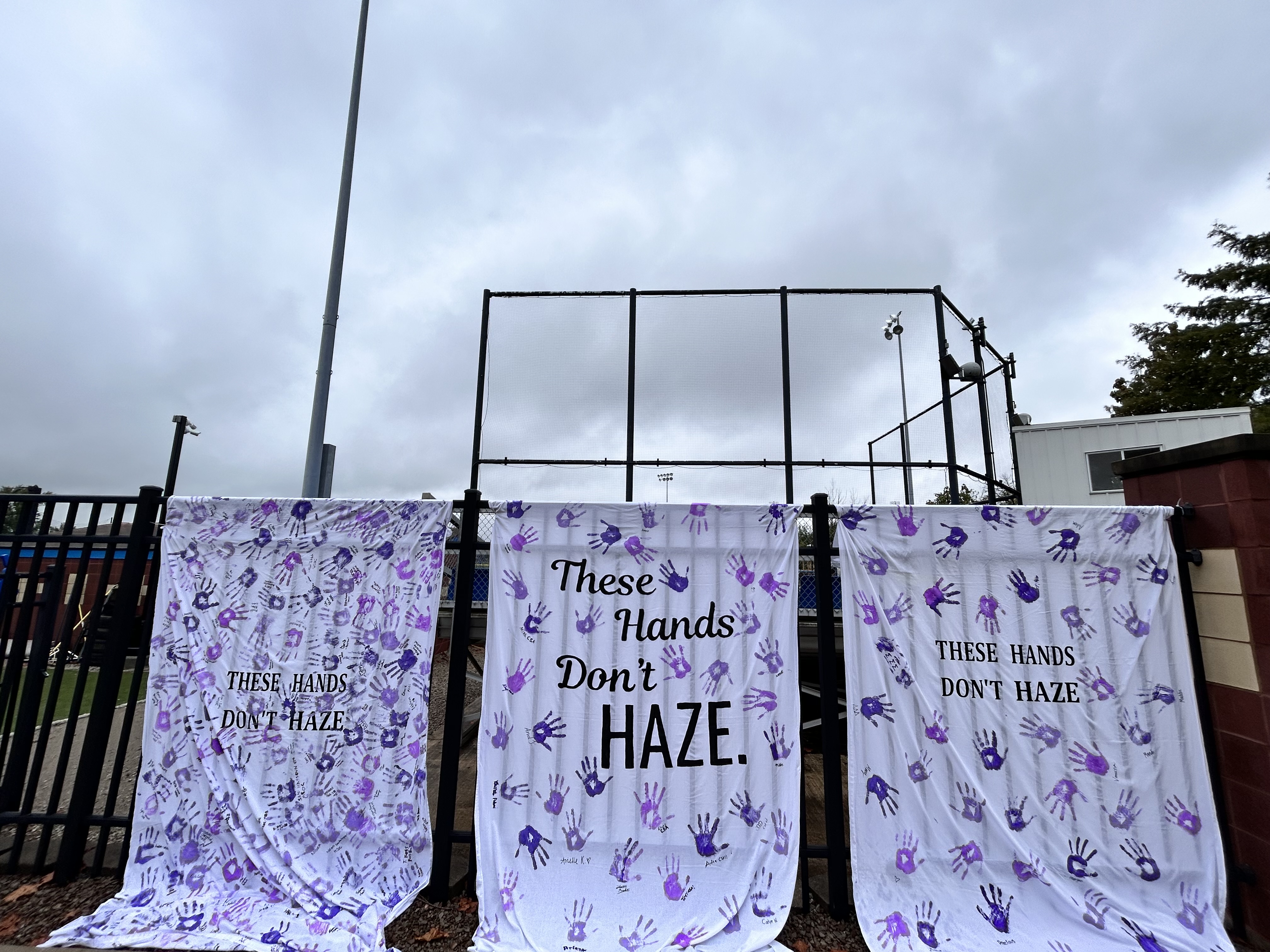 panthers don't haze banner