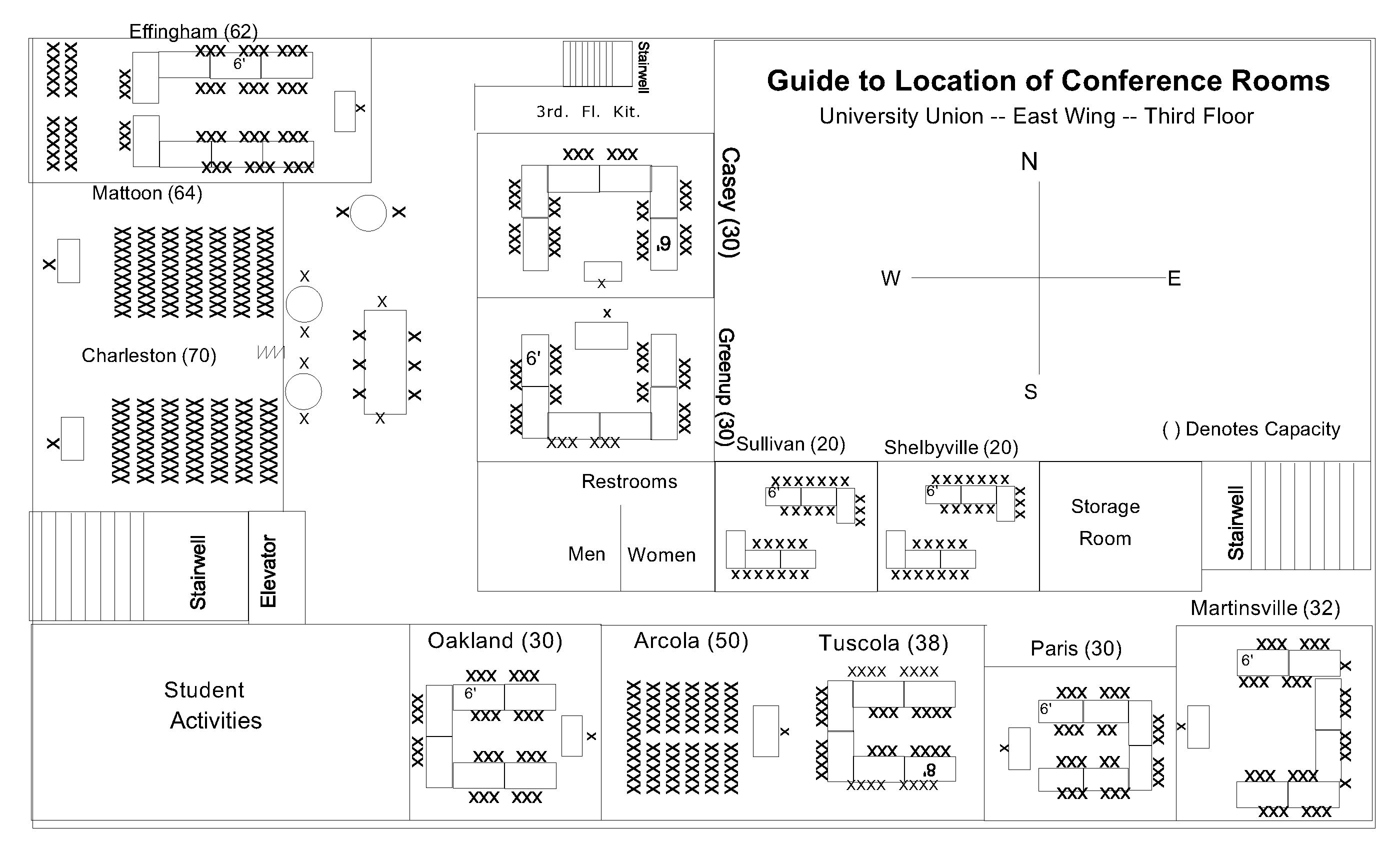 map for 3rd floor union