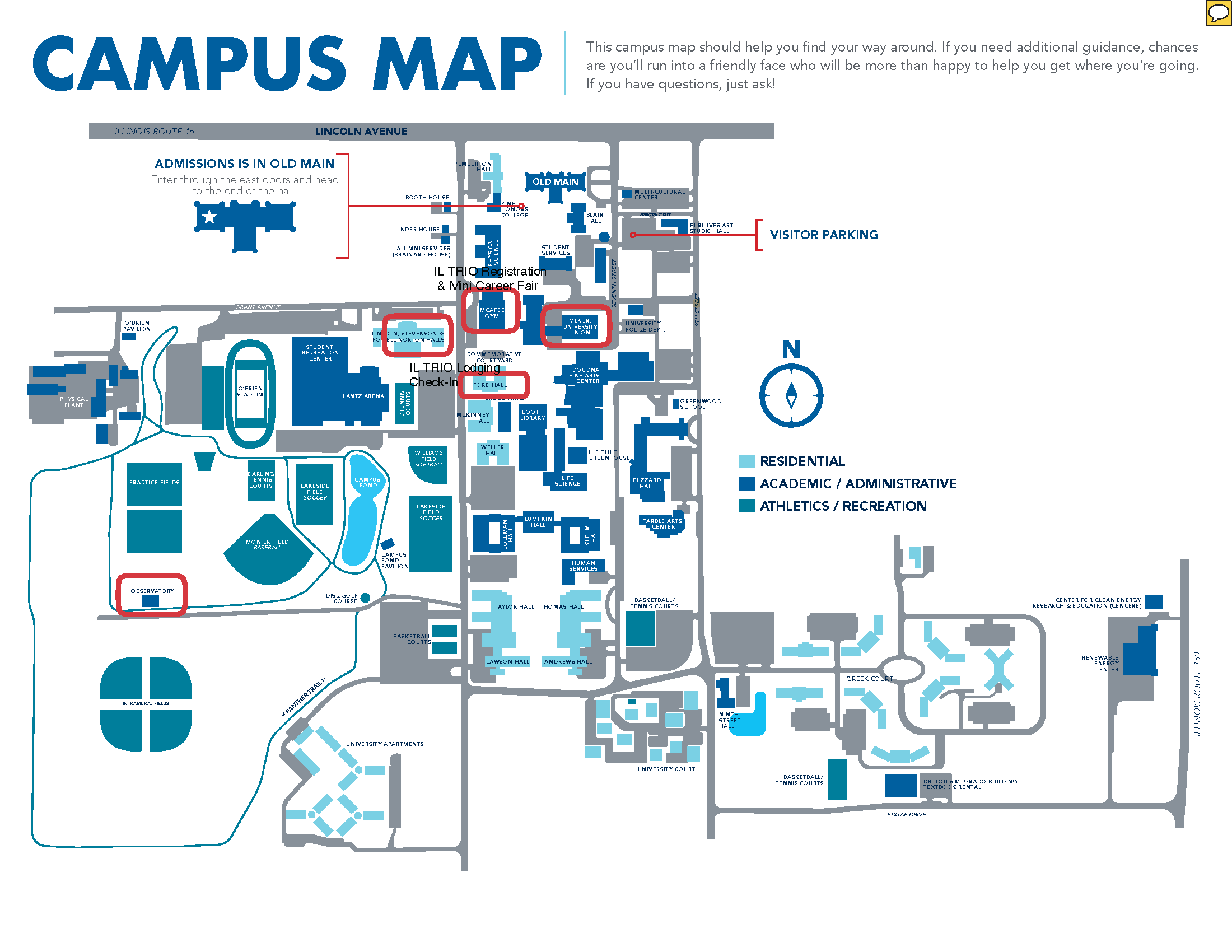 campus map