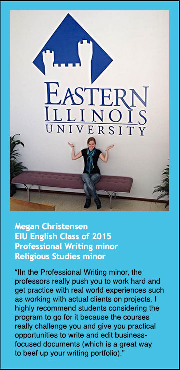 Megan Christensen, EIU English Class of 2015