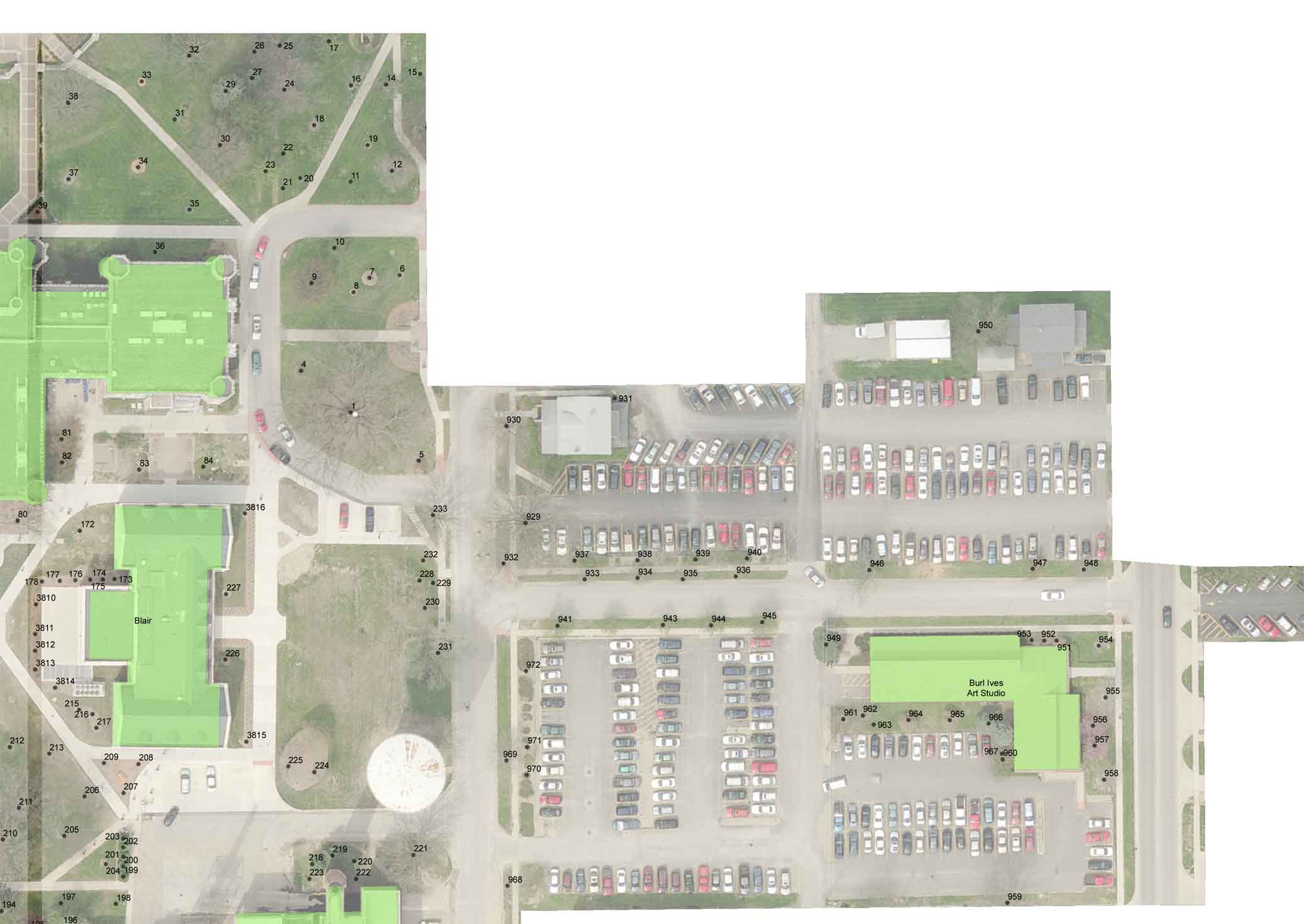 Eastern Illinois University H.F. Thut Greenhouse Campus Tree