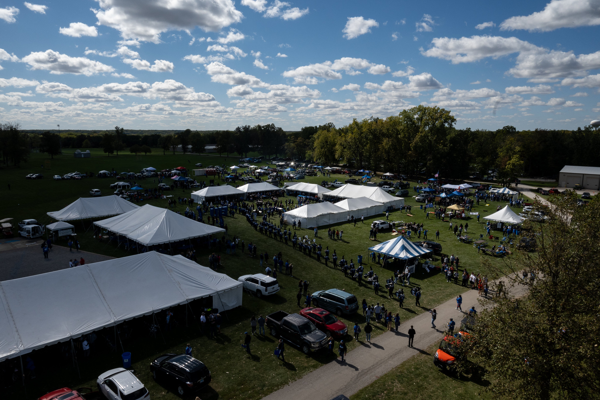 EIU Homecoming Tent City