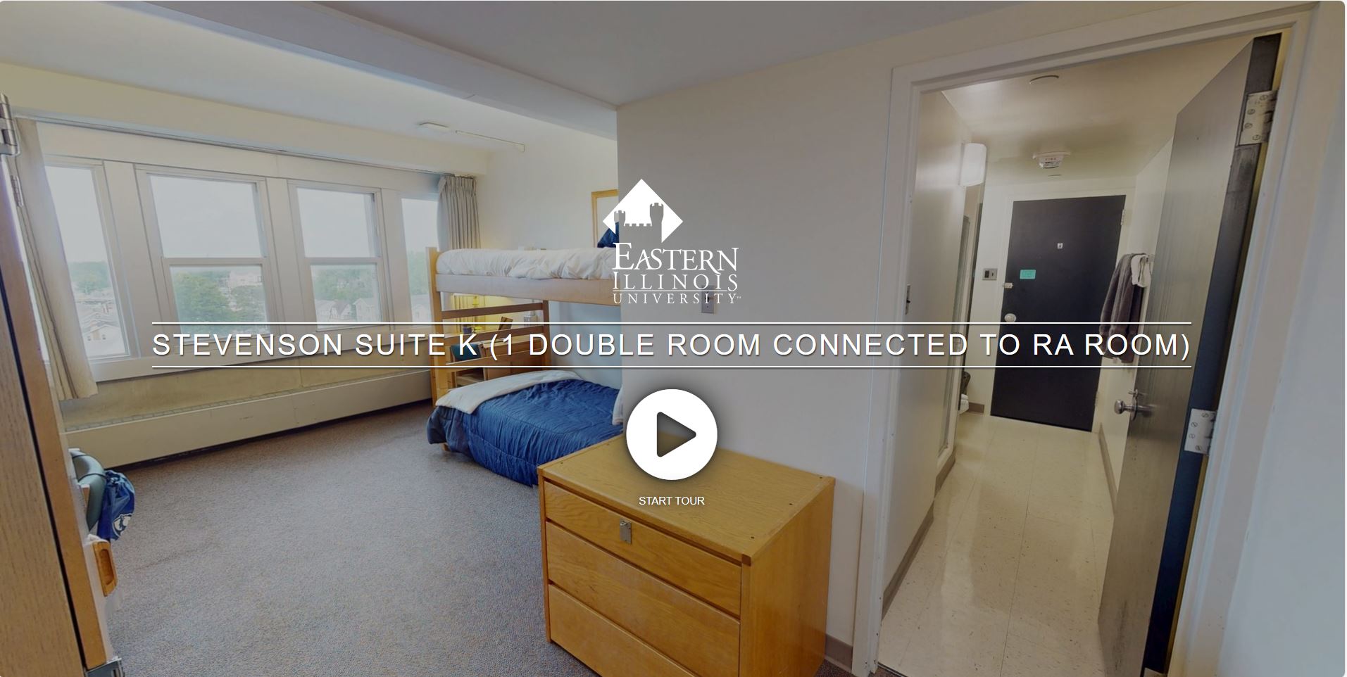 Stevenson Hall Suite K (1 Double Room connected to RA room)