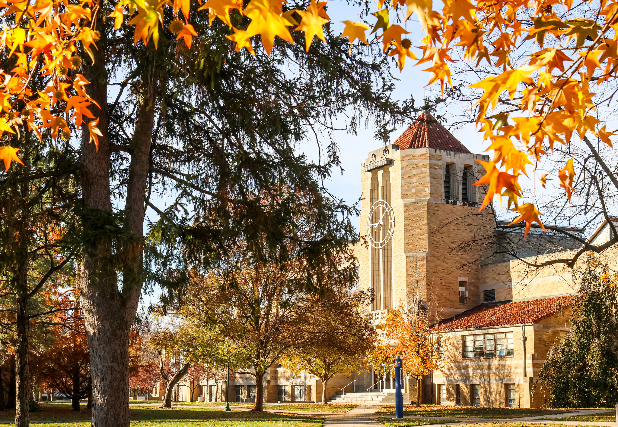 McAfee Gym on a Fall Day