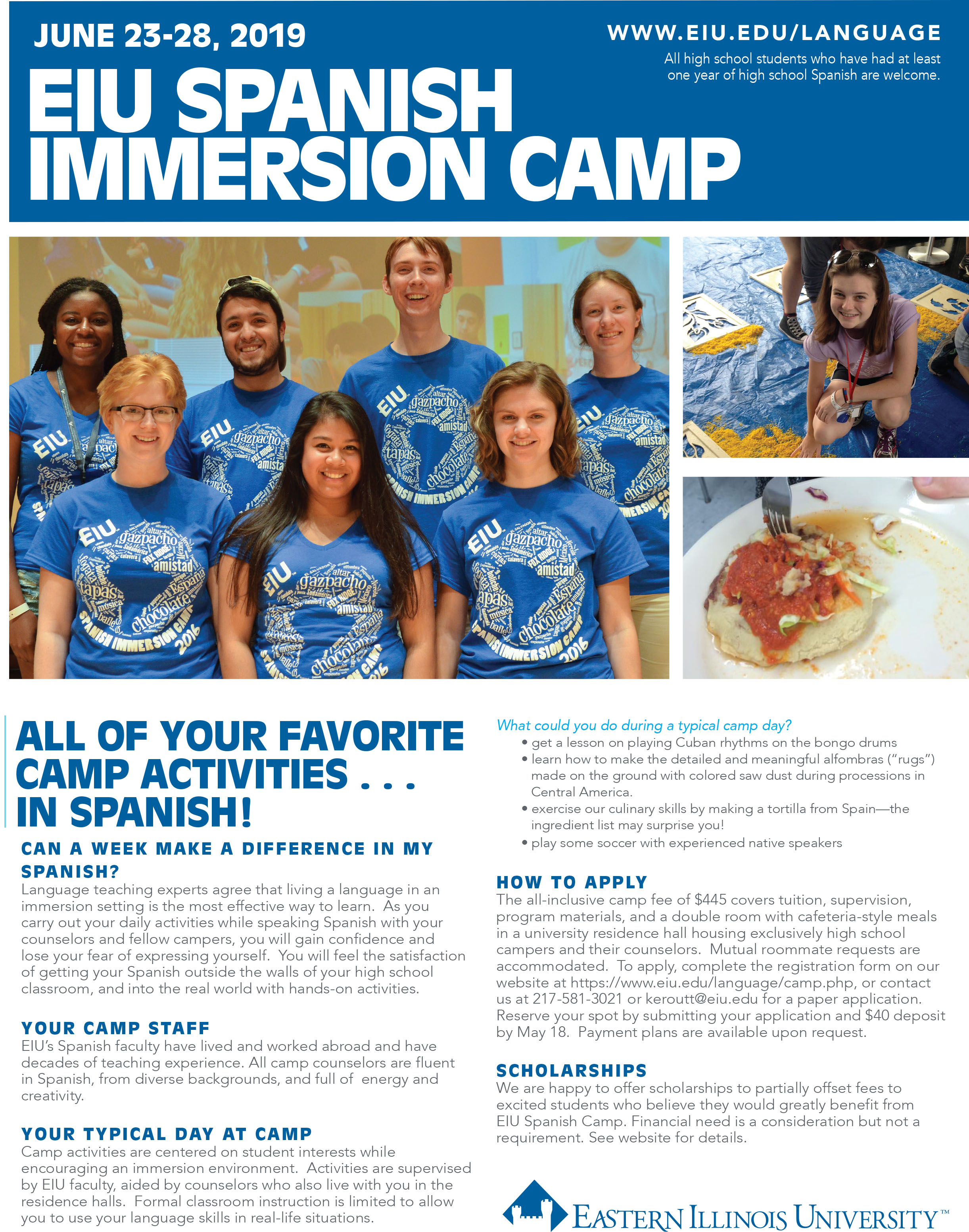 Spanish Immersion Camp 2019