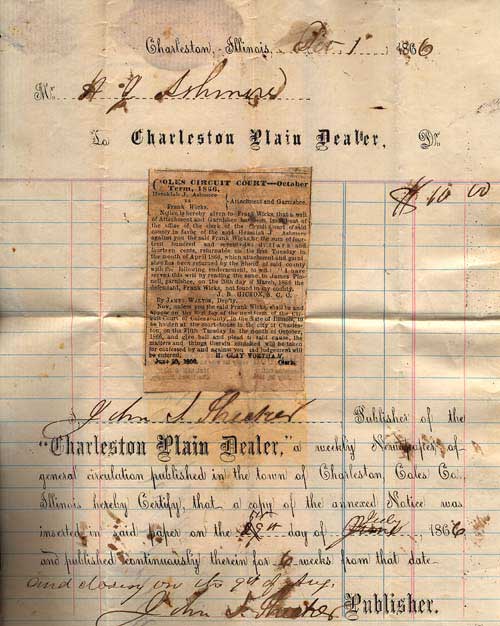 Charleston Plain Dealer (1866), case no. 613