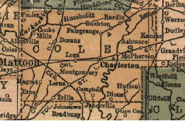 1895 Coles Map