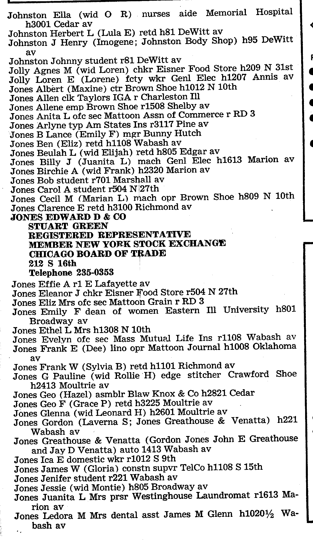 charleston directory 1966 p2
