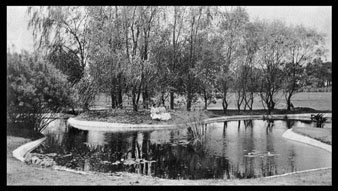 pond behind old main 1911
