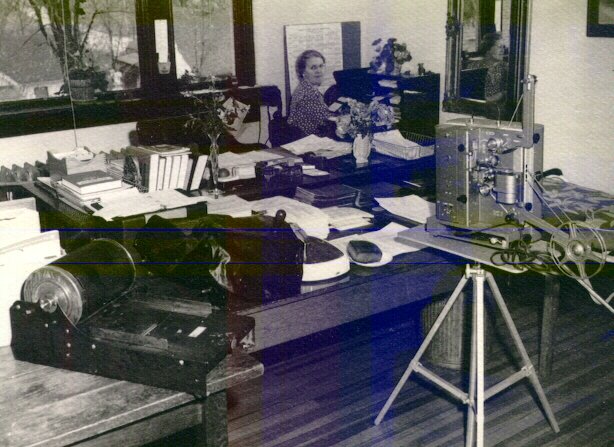 woman working in office