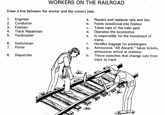 workers on the railroad