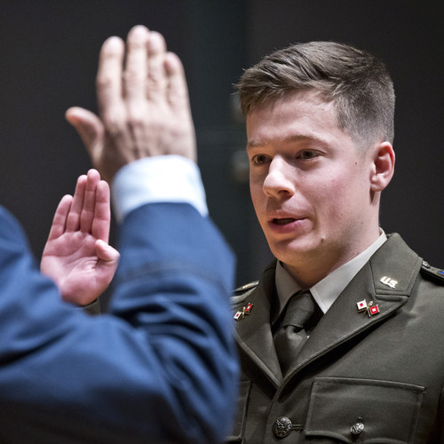 Jacob Jones, Majoring in Computer Information Technology (CIT) with a Minor in Military Science. at EIU