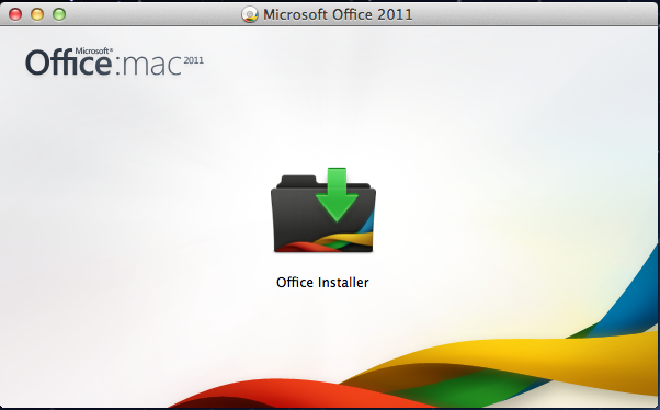Mac Office 2011 installer