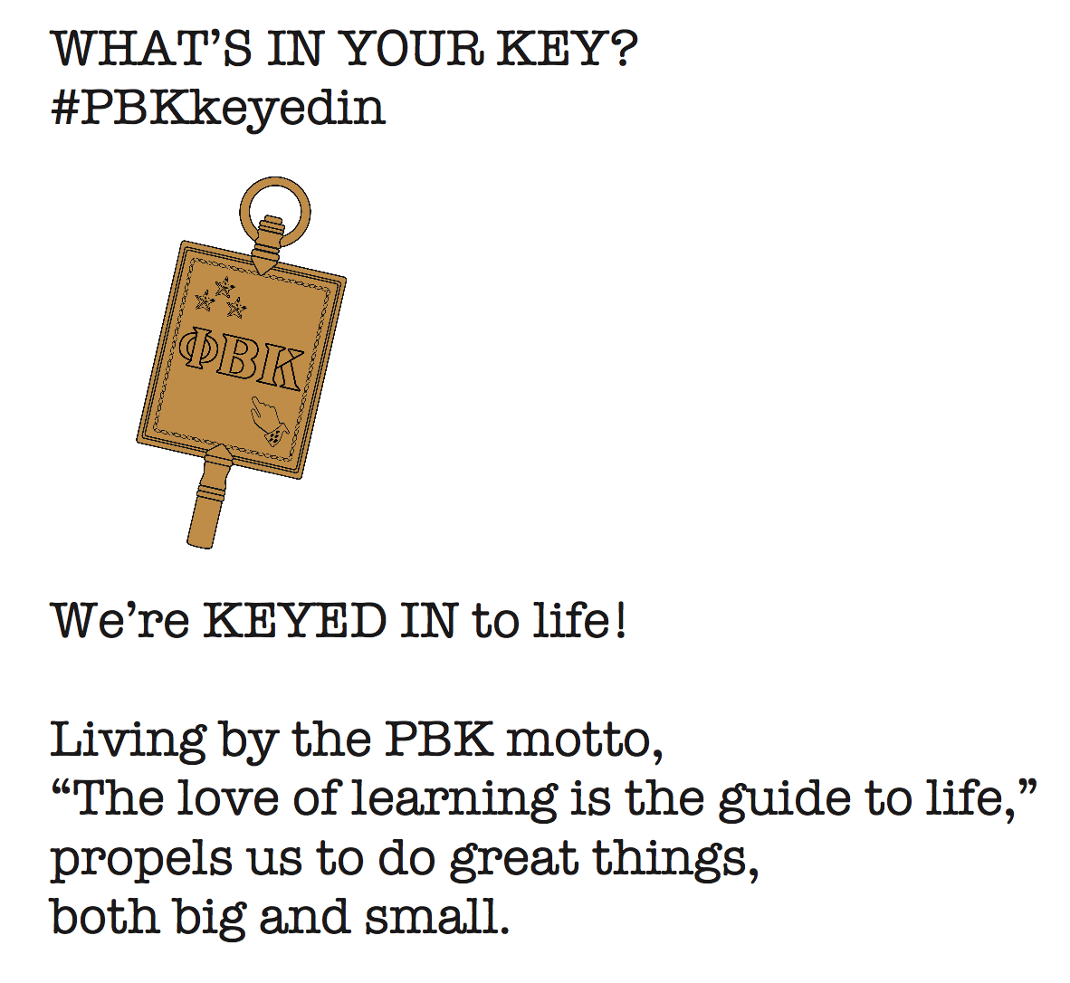 whats in your key