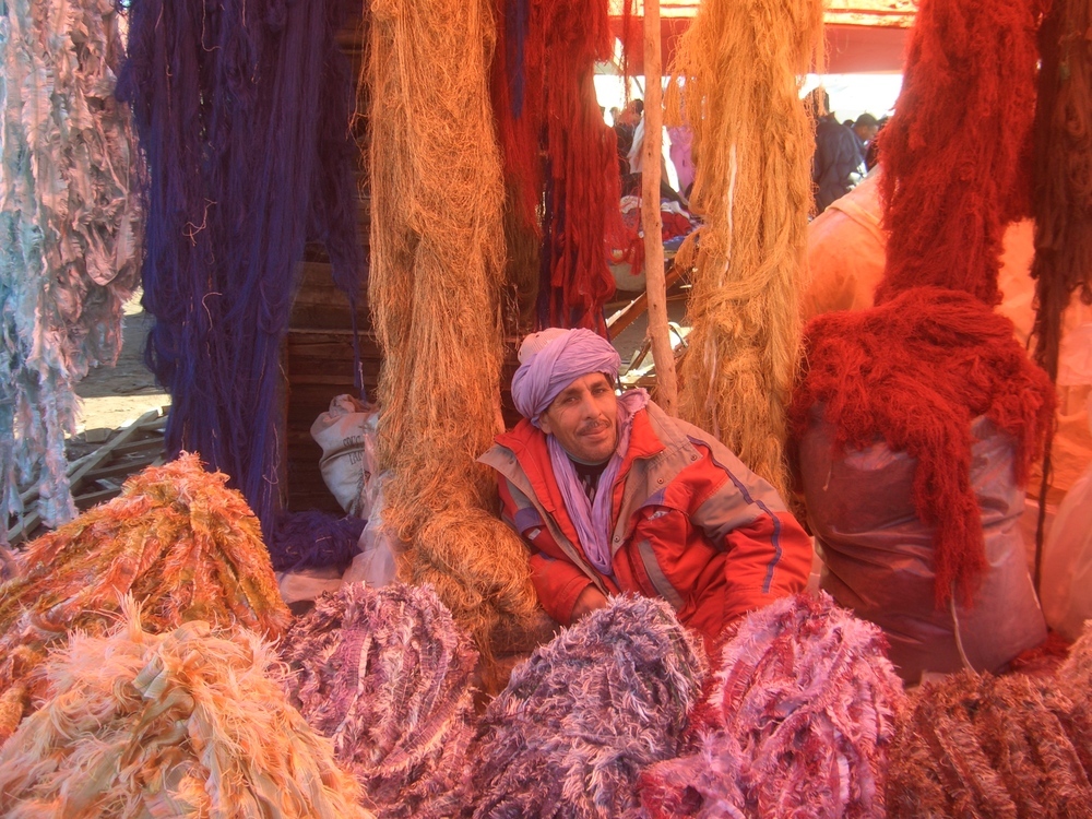 yarn vendor in morocco
