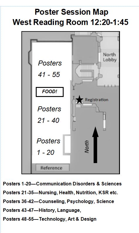 Map for Poster session 2023