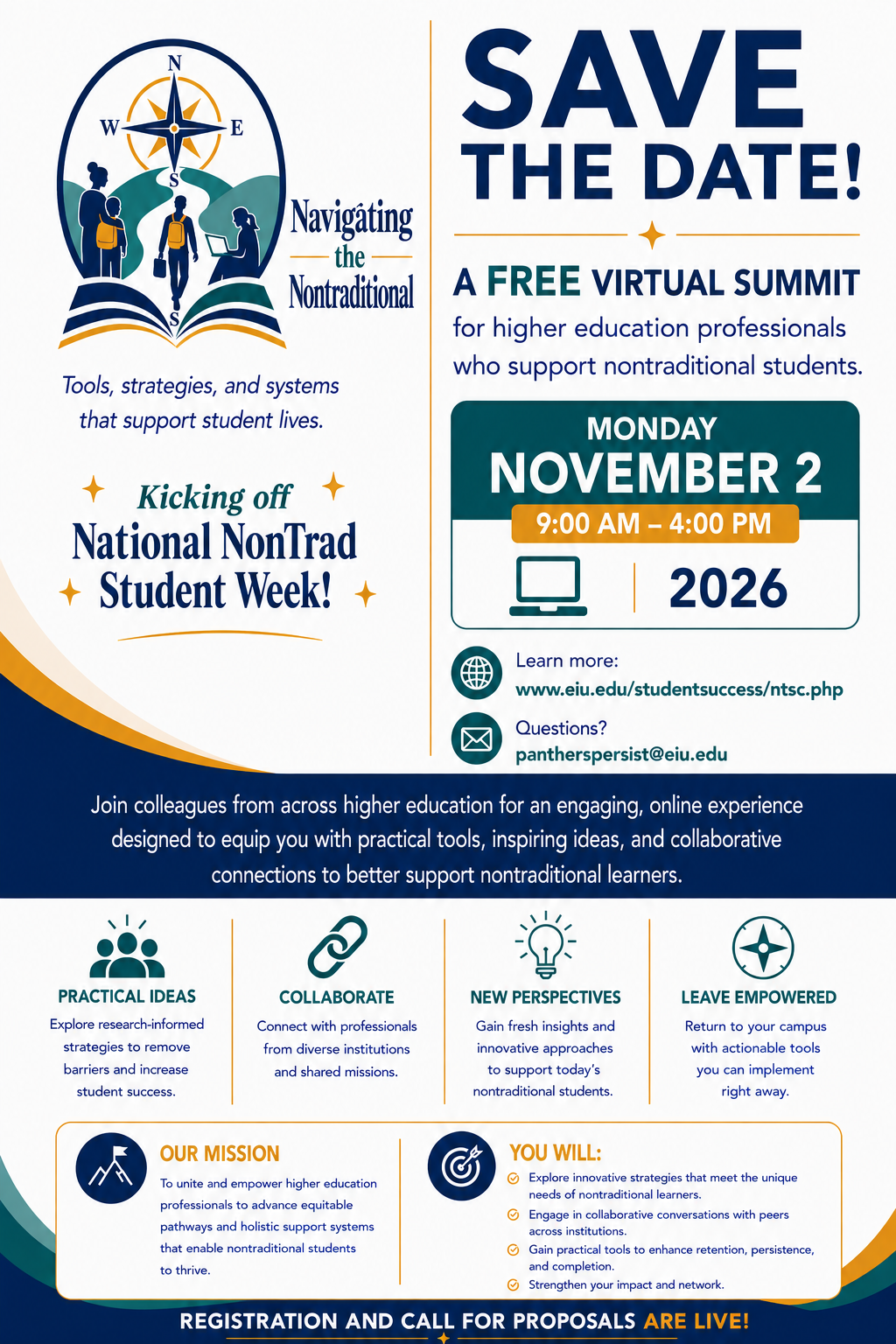 Summit flyer with details also reflected in this page.
